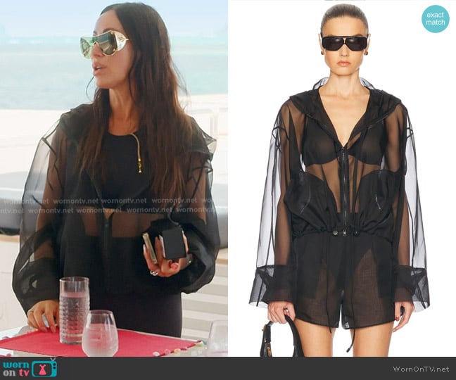 Renggli Organza Anorak worn by Angie Katsanevas on The Real Housewives of Salt Lake City