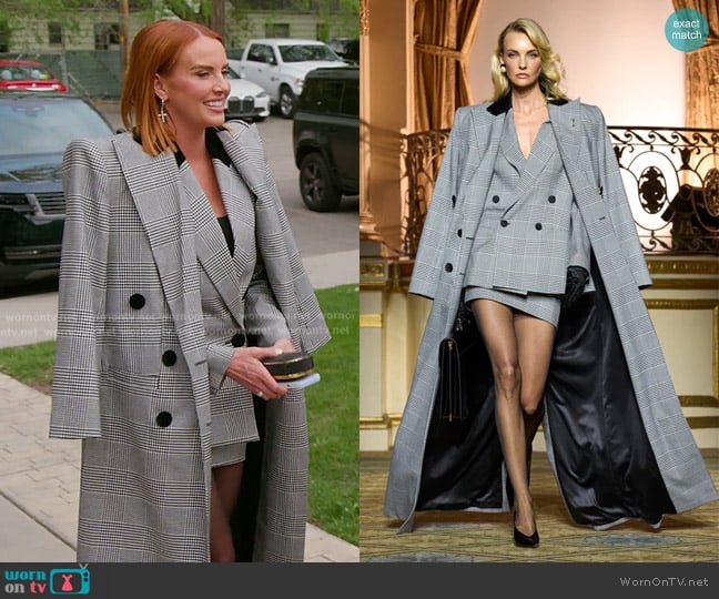Retrofete Lucina Blazer worn by Whitney Rose on The Real Housewives of Salt Lake City