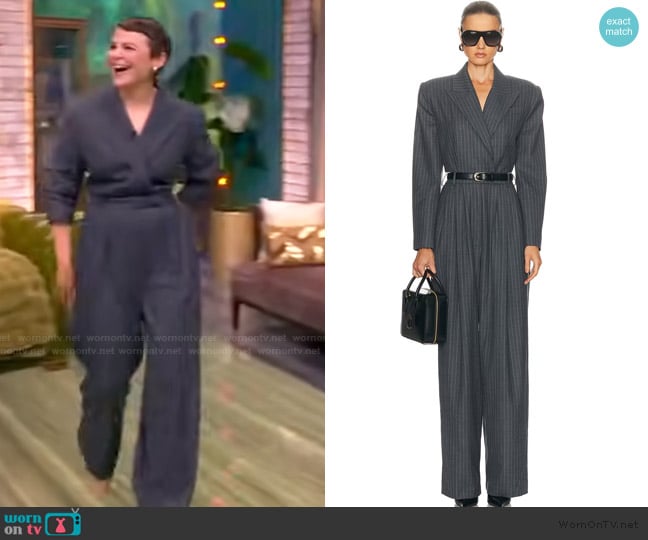 Ronny Kobo Michelle Jumpsuit worn by Ginnifer Goodwin on The View