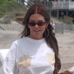 Salley’s shell print tee on Southern Charm