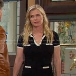 Sami’s black polo dress on Days of our Lives