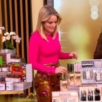 Sara’s gold sequin skirt on The View