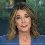 Savannah’s cherry drop earrings on Today