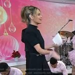 Savannah’s black heeled loafers on Today