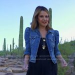 Savannah’s black tie strap dress on Today