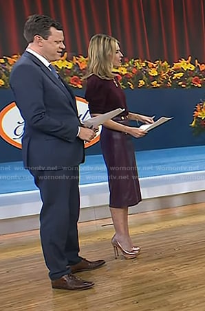 Savannah’s metallic heel pumps on Today