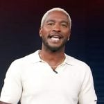 Scott’s white polo on Access Hollywood