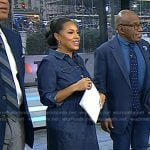 Sheinelle’s black double buckle boots on Today