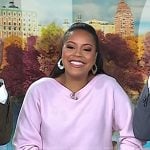 Sheinelle’s pink boatneck sweater on Today