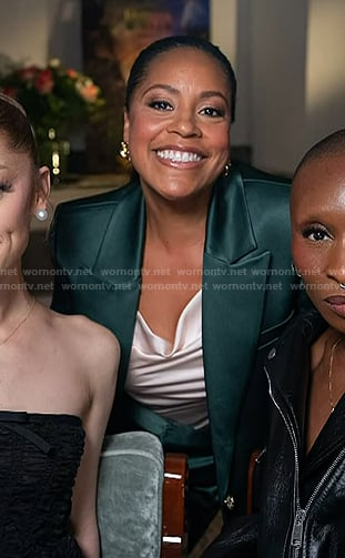 Sheinelle’s green blazer and pants on Today