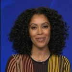 Shirleen's multicolor stripe knit dress on Good Morning America