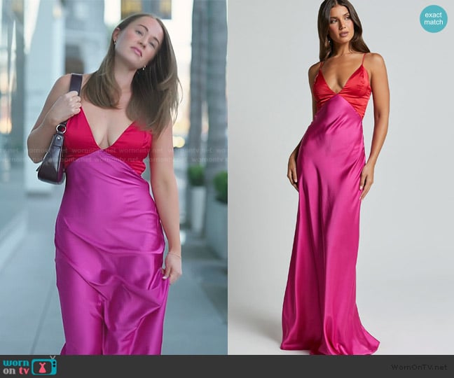 Showpo Quincy Maxi Dress worn by Whitney Leavitt on The Secret Lives of Mormon Wives