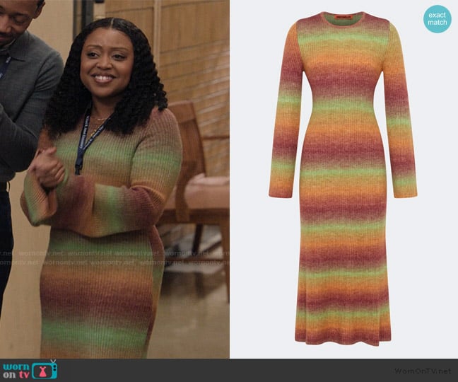 Simon Miller Axon Knit Dress worn by Janine Teagues (Quinta Brunson) on Abbott Elementary