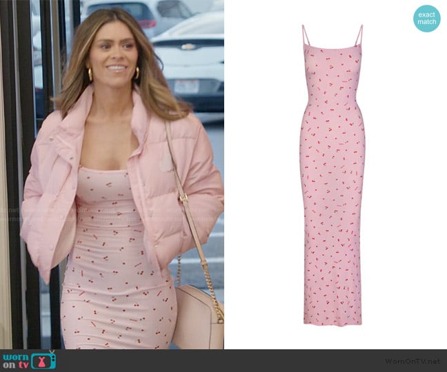 Skims Rose Print Dress worn by Taylor Frankie Paul on The Secret Lives of Mormon Wives