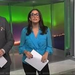 Savannah’s white buckle slingback pumps on NBC News Daily