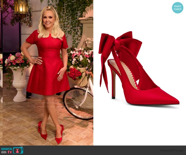 Steve Madden Teacup Slingback Pointed Toe Pump worn by Shannon Beador on The Real Housewives of Orange County
