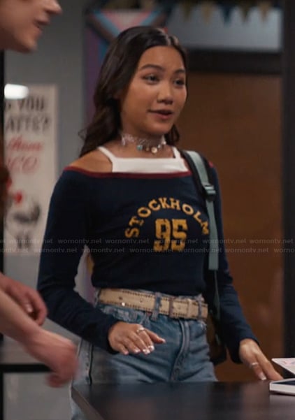 Stockholm off shoulder top on Bel-Air