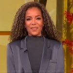Sunny’s gray satin blazer and dress on The View