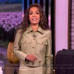 Sunny’s green utility jacket on The View