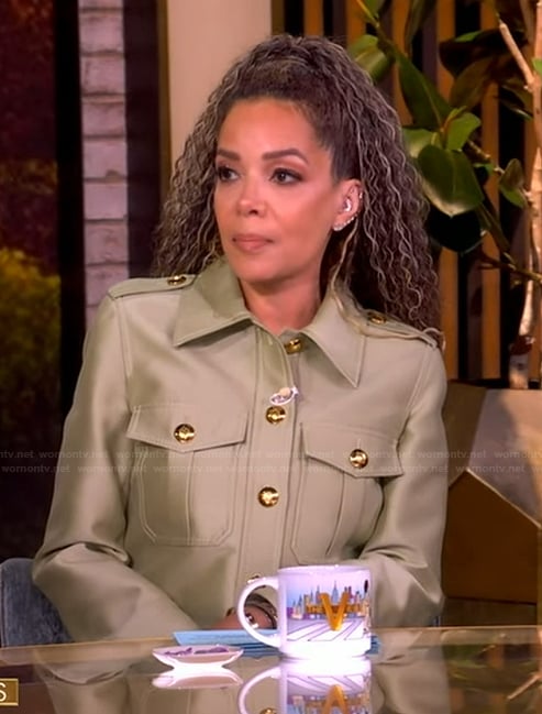 Sunny's green utility jacket on The View