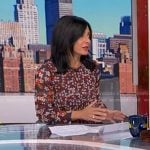 Dr. Tara Narula’s brown floral dress on Good Morning America