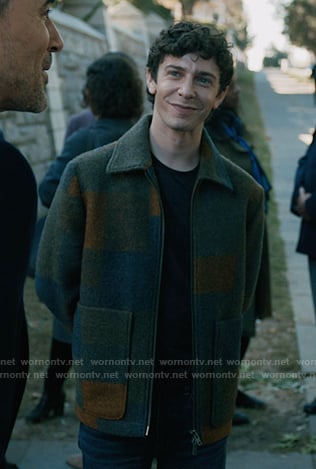 Teddy’s check jacket on Elsbeth