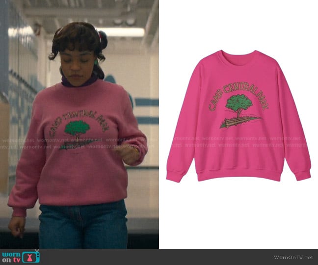 the costume department or vintage. This item is either handmade worn by Erica Sinclair (Priah Ferguson) on Stranger Things