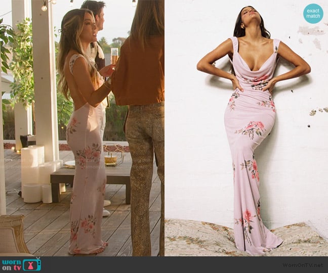 Tiger Mist Morana Dress worn by Alex Halll (Alex Hall) on Selling the OC