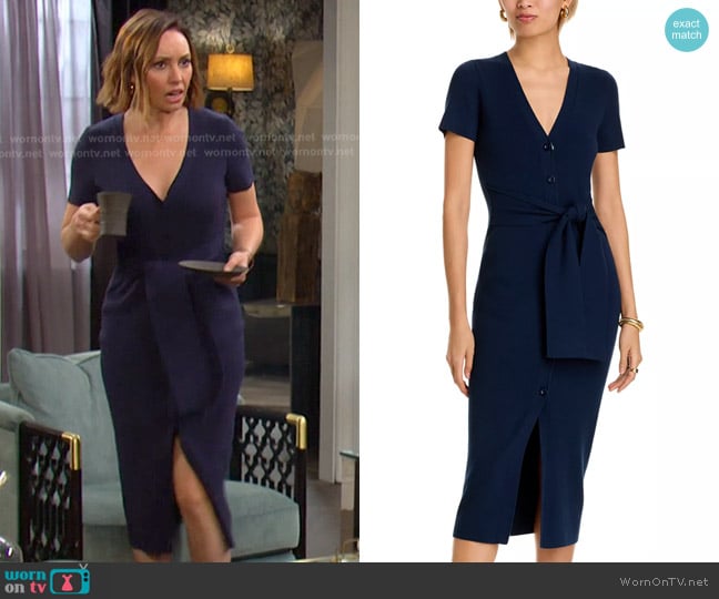 Toccin Agnes Cardi Dress worn by Gwen Rizczech (Emily O'Brien) on Days of our Lives