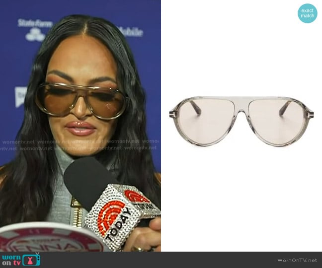 Tom Ford Navigator-frame Sunglasses worn by Lisa Barlow on Today
