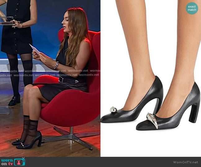 Tory Burch Pierced XL Pump worn by Hannah Berner on Today