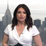 Maria’s two-tone twist front dress on Today