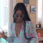 Venita’s blue floral mini dress on Southern Charm