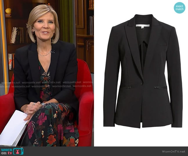 Veronica Beard Scuba Jacket worn by Kate Snow on NBC News Daily