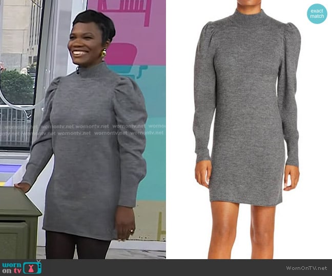 Wayf Mock Neck Sweater Dress worn by Jas Nicholas on Today