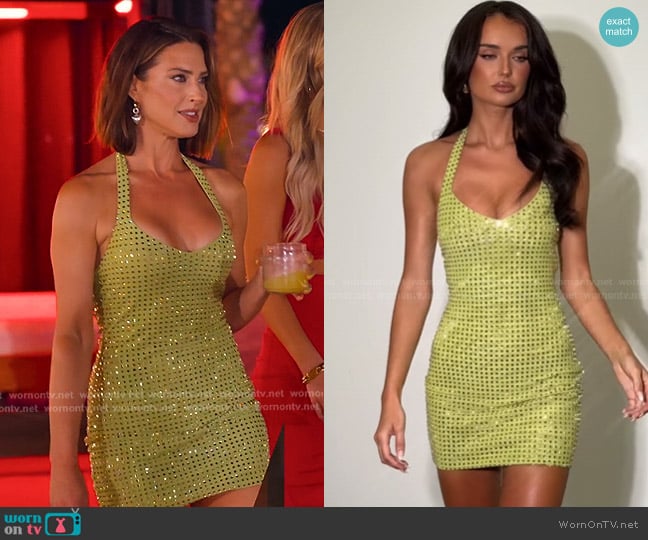 White Fox Little Star Embellished Mini Dress worn by Polly Brindle (Polly Brindle) on Selling the OC