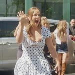 Whitney’s white polka dot dress on The Secret Lives of Mormon Wives