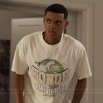 Will’s graphic tee and shorts on Bel-Air