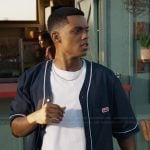 Will’s navy shirt on Bel-Air