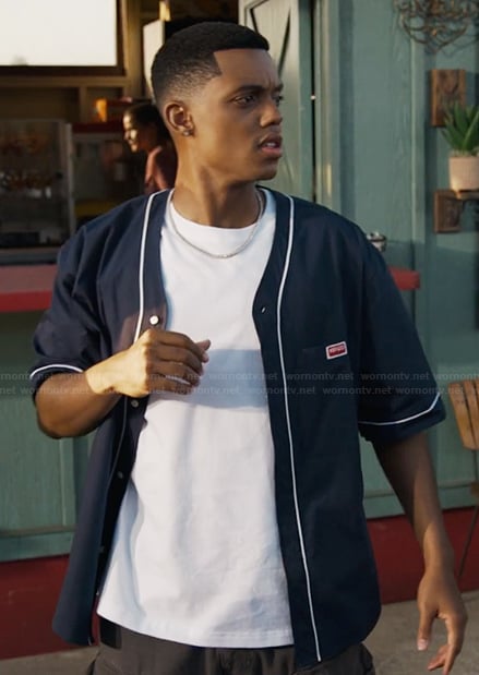 Will's navy shirt on Bel-Air