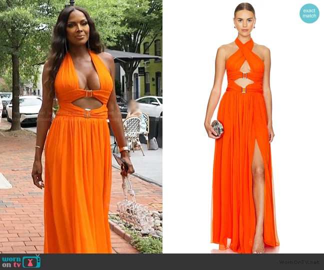 Yaura x REVOLVE Jamilah Dress worn by Stacey Rusch on The Real Housewives of Potomac
