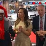 Adelle’s yellow tweed dress on Today