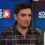 Zach’s plaid shirt on Access Hollywood