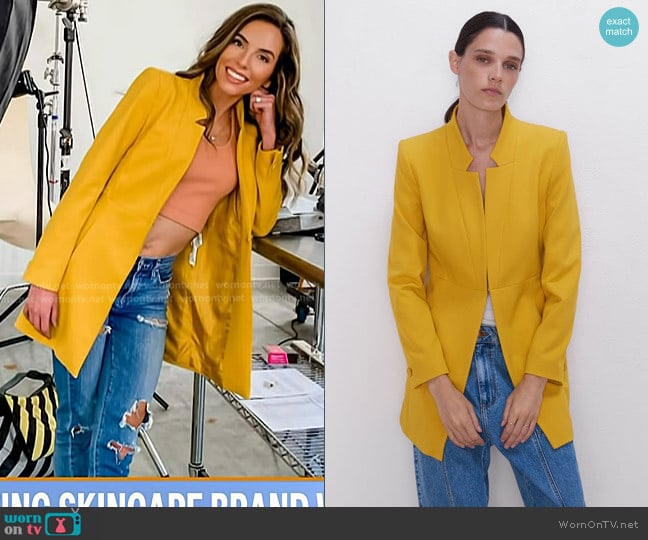 Zara Inverted Lapel Frock Coat worn by Jordan Harper on Today