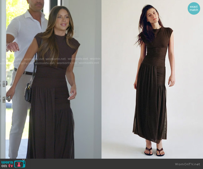 ZaraBalloon Tulle Combination Dress worn by Demi Engemann on The Secret Lives of Mormon Wives