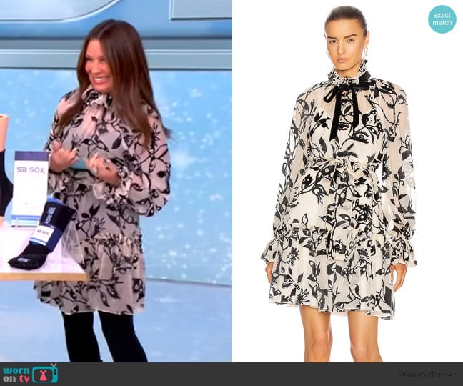 Zimmermann Ladybeetle Swing Mini Dress worn by Gretta Monahan on The View