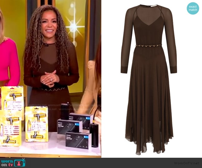 Zimmermann Rebellion Handkerchief Dress worn by Sunny Hostin on The View