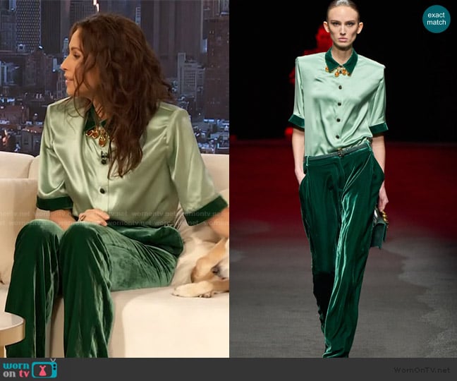  2025 Fall Roberto Cavalli worn by (Minnie Driver) on Uncategorized
