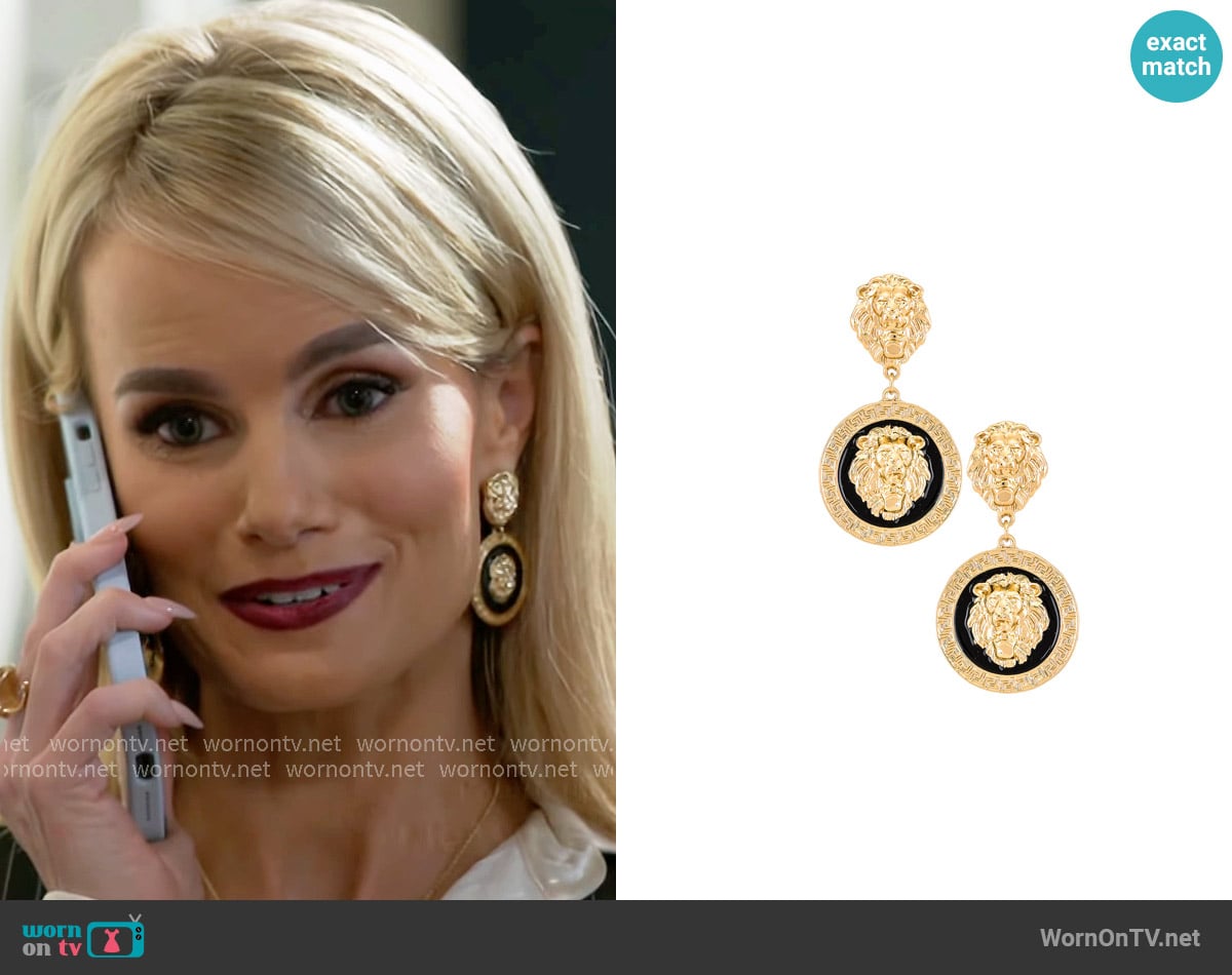 Vanessa’s earrings on Beyond the Gates Vanessa’s earrings on Beyond the Gates