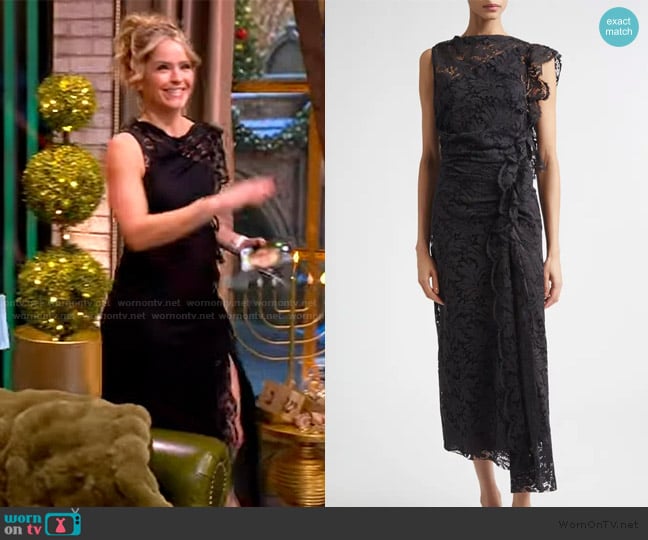 Sara’s black lace dress on The View Sara’s black lace dress on The View